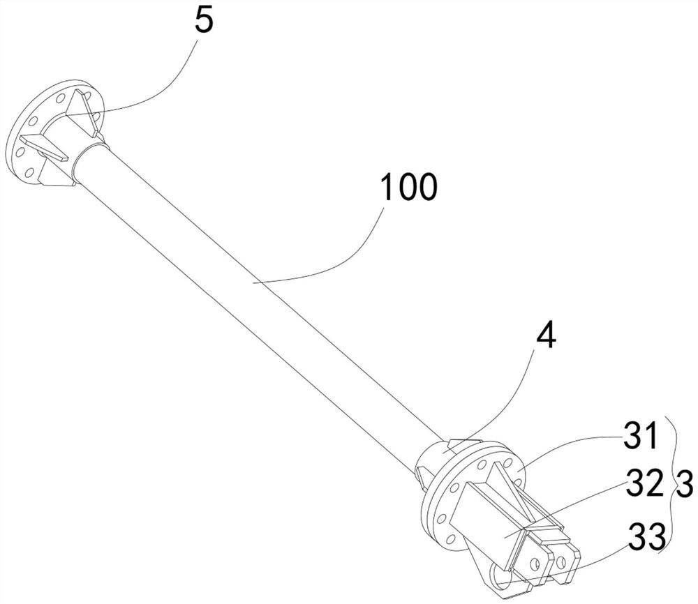 Cross-arm mechanical performance test device