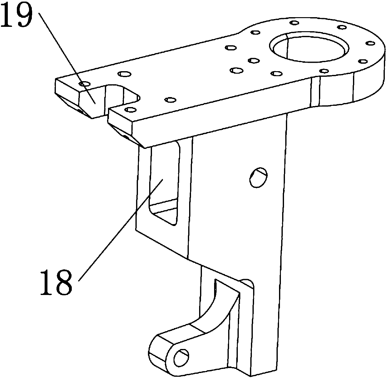 Multi-connecting-rod pressing device