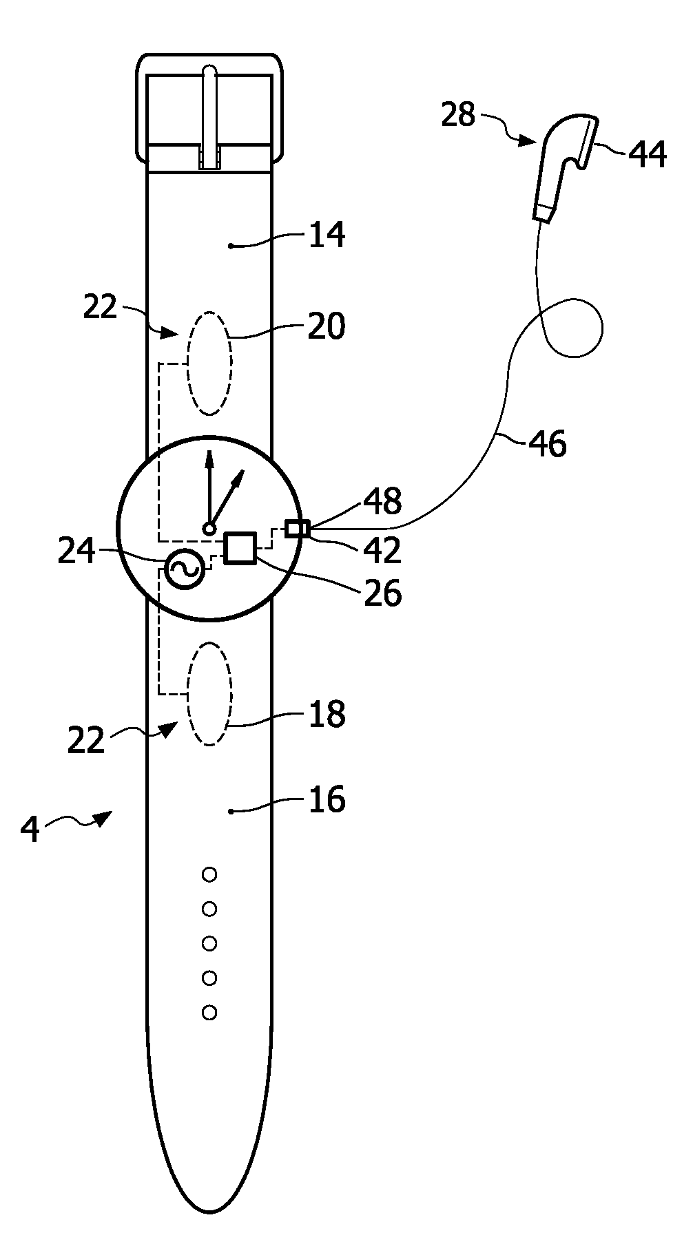 Monitoring Apparatus for Monitoring a User's Heart Rate and/or Heart Rate Variation; Wristwatch Comprising Such a Monitoring Apparatus