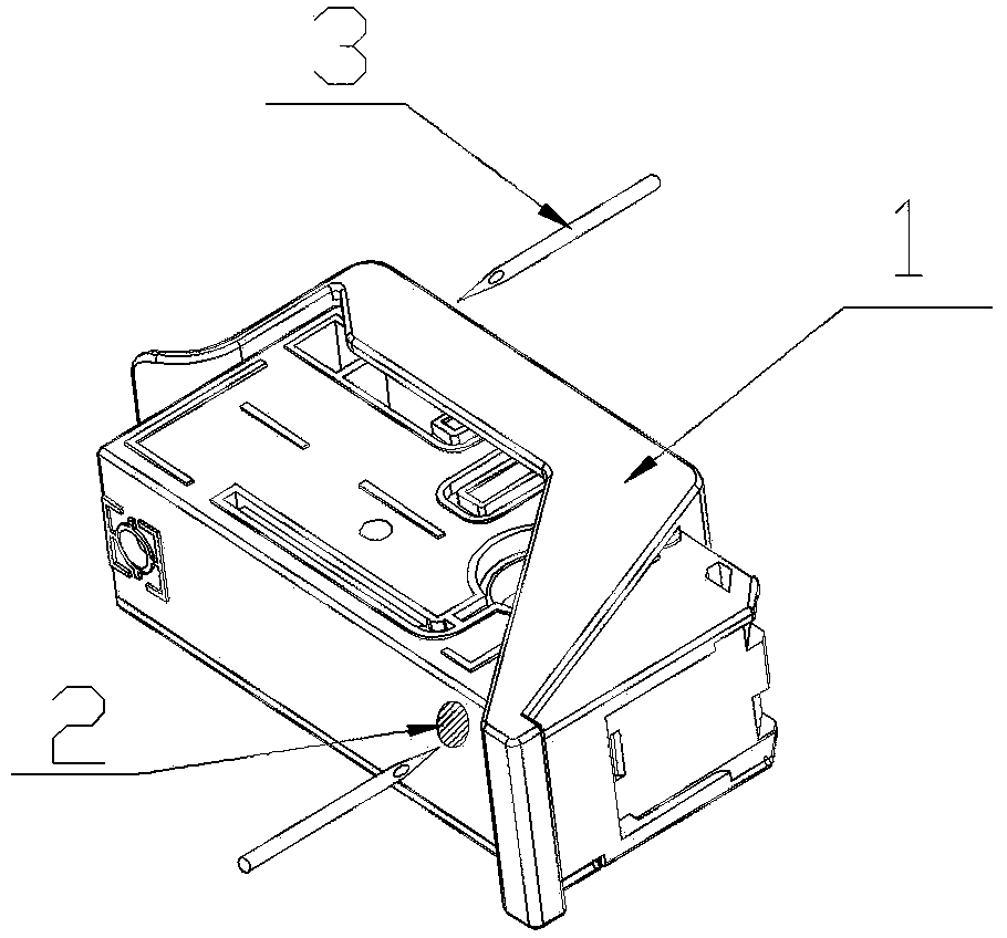 Ink filling method of ink cartridge with double ink cavities