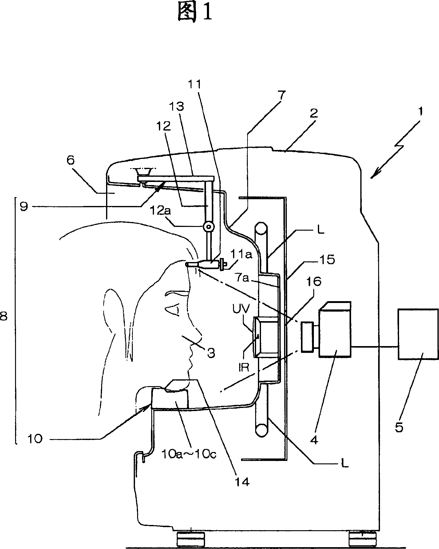 Face imaging device