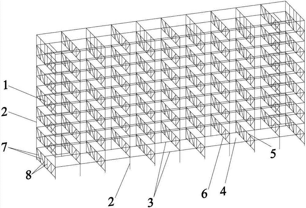 Staggered-truss steel structure system with uniform stiffness