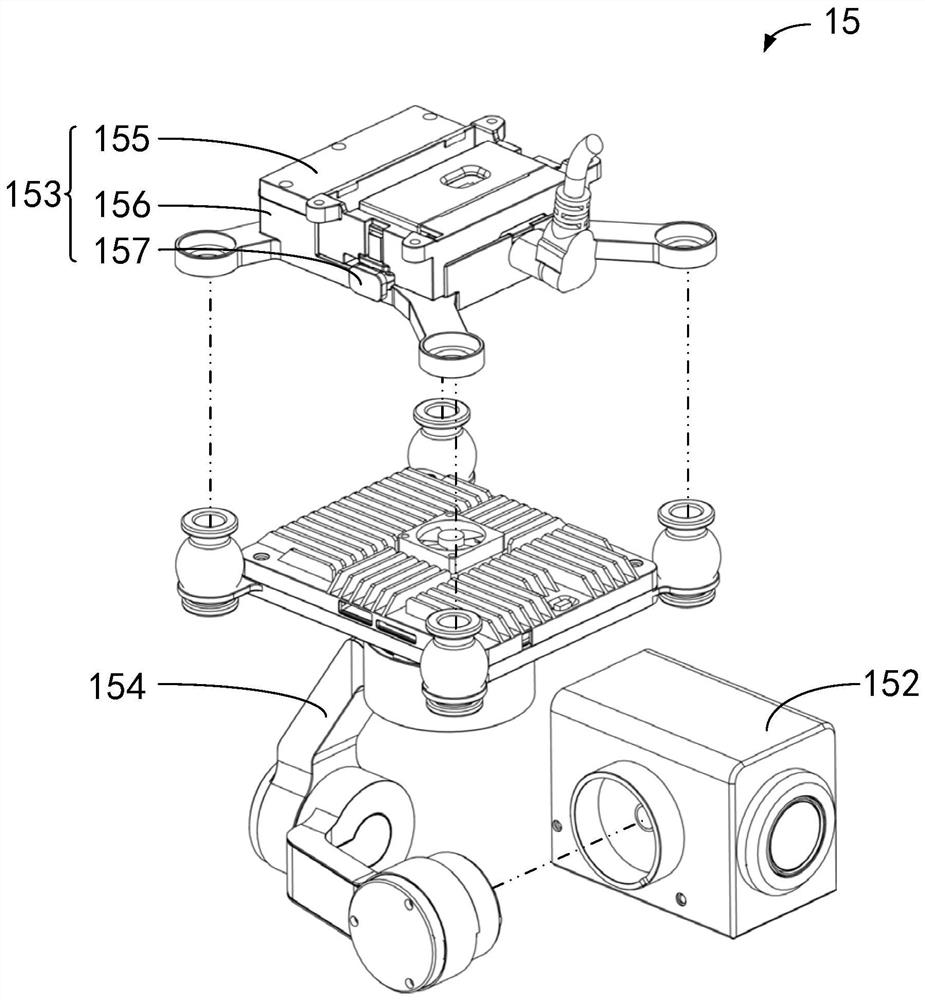 A detachable pan-tilt camera, aircraft, system and its pan-tilt replacement method