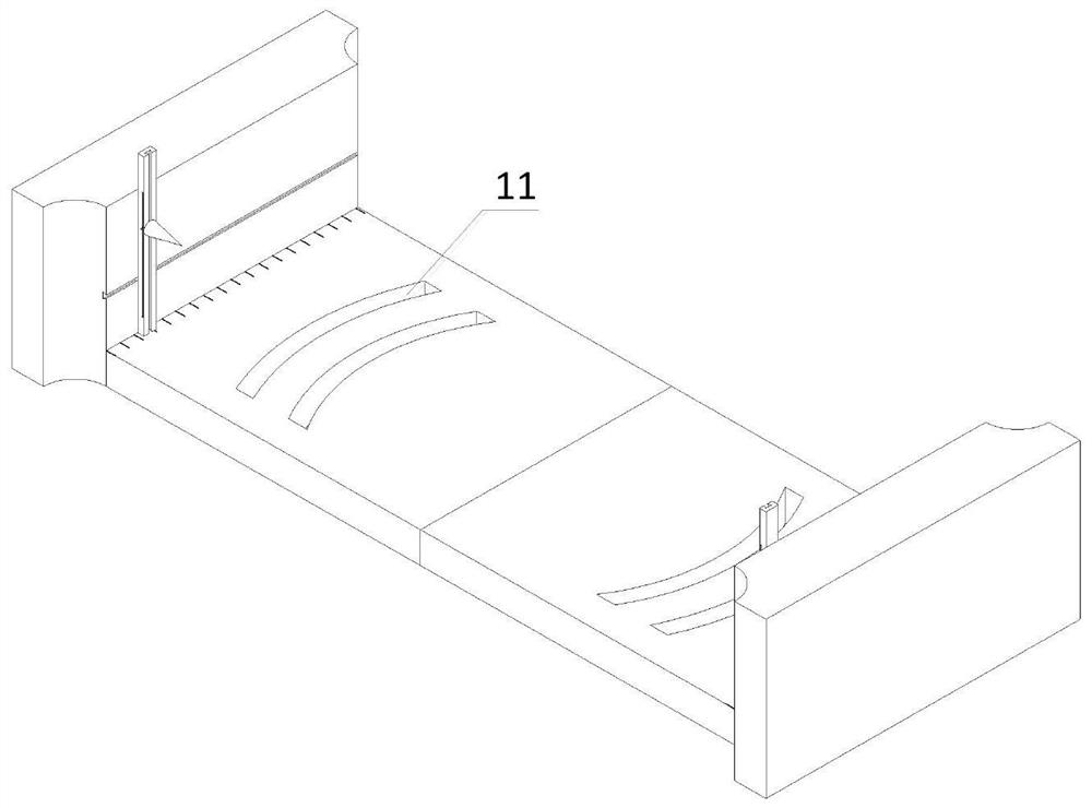 A rotatable double-layer plate tensile test device