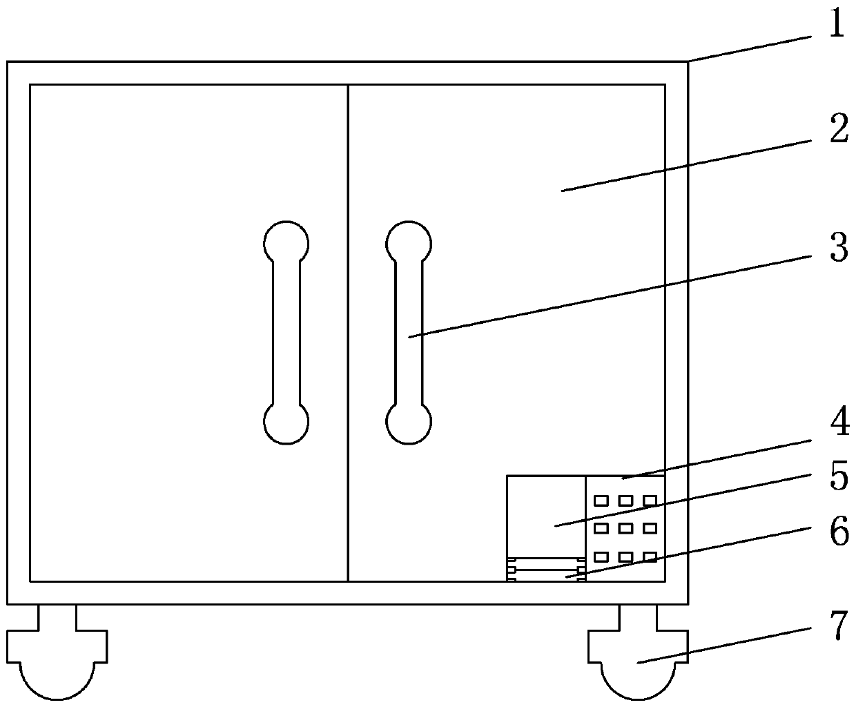 Building construction equipment management device