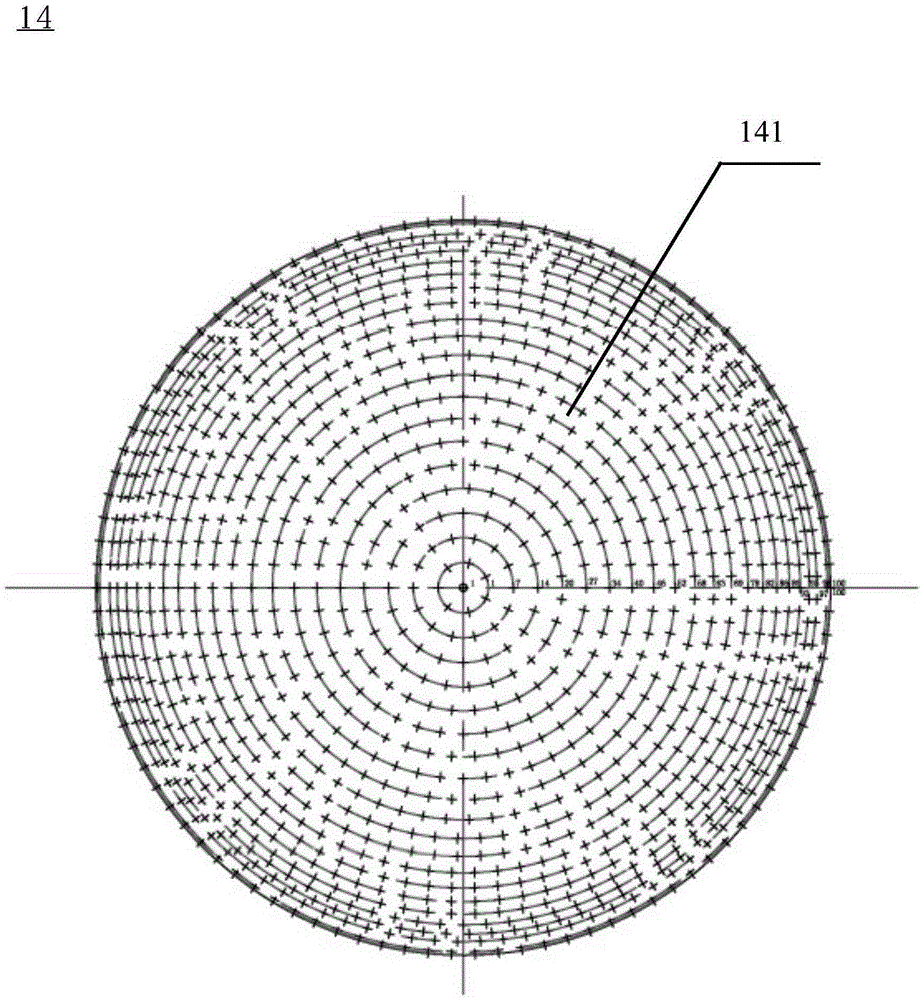 Jet arch for continuous fluidized reactor and gas-making fluidized reactor