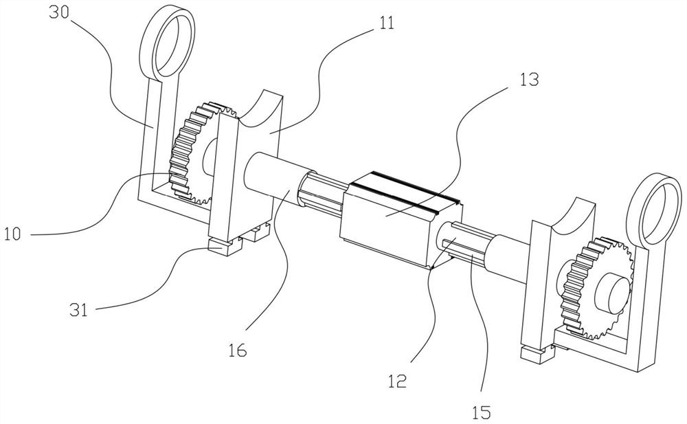 Rotary connection two-way detection device and method