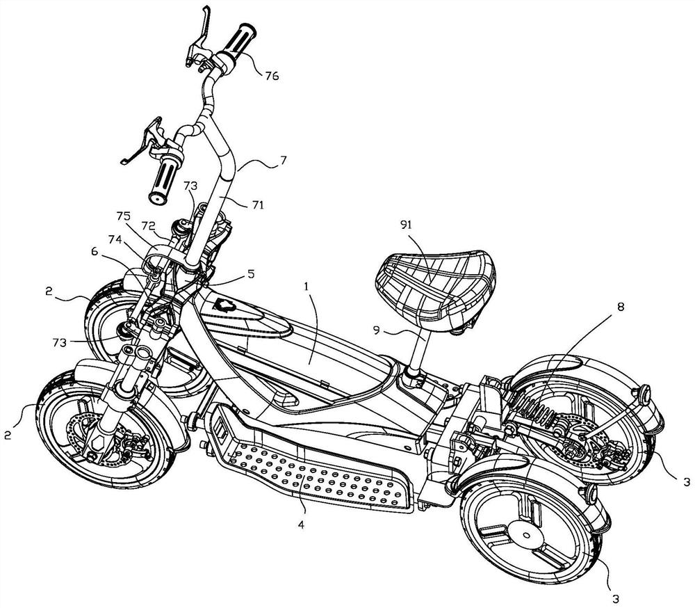Multi-wheel vehicle with anti-rollover vehicle body mechanism