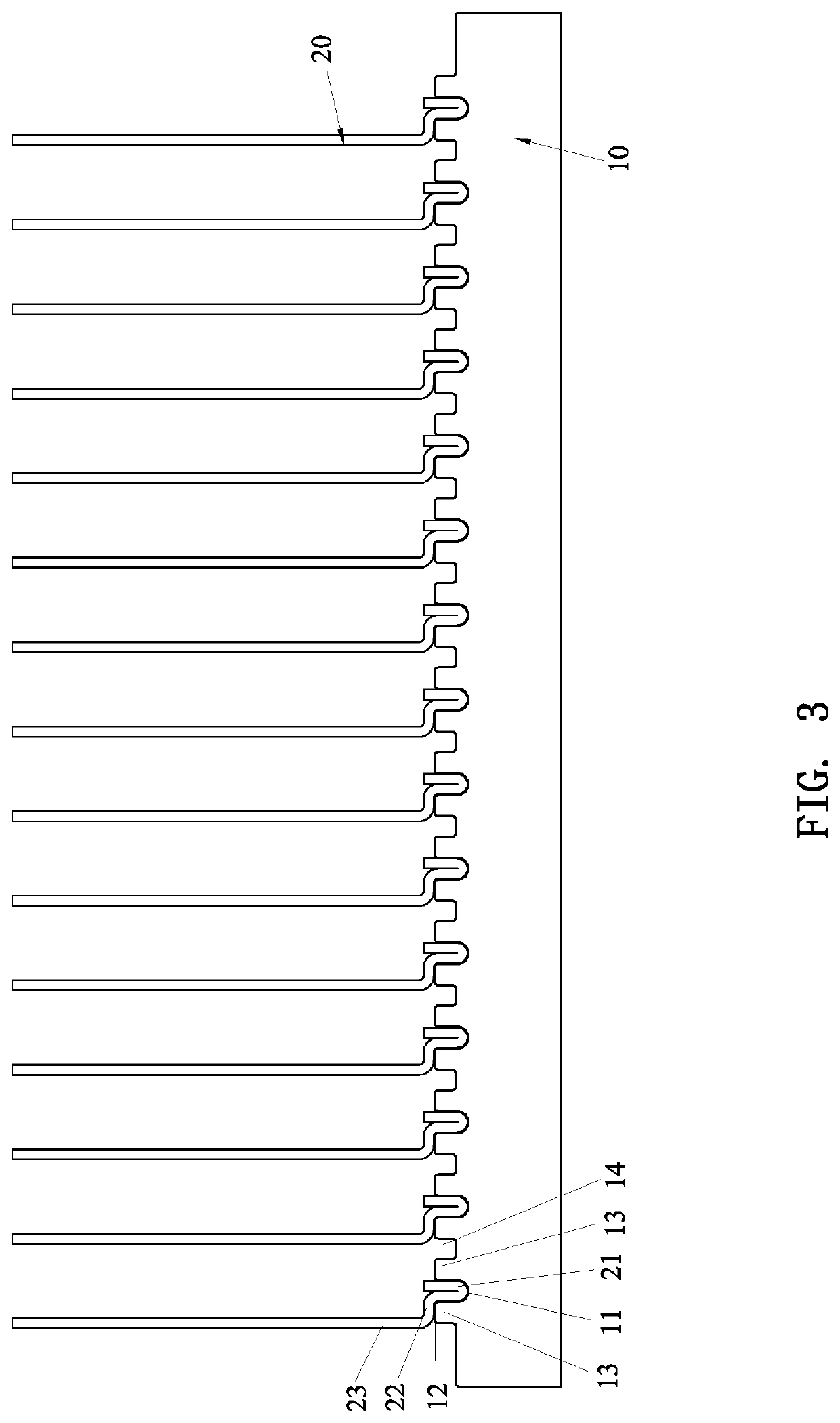 Heat sink having press-riveting structure