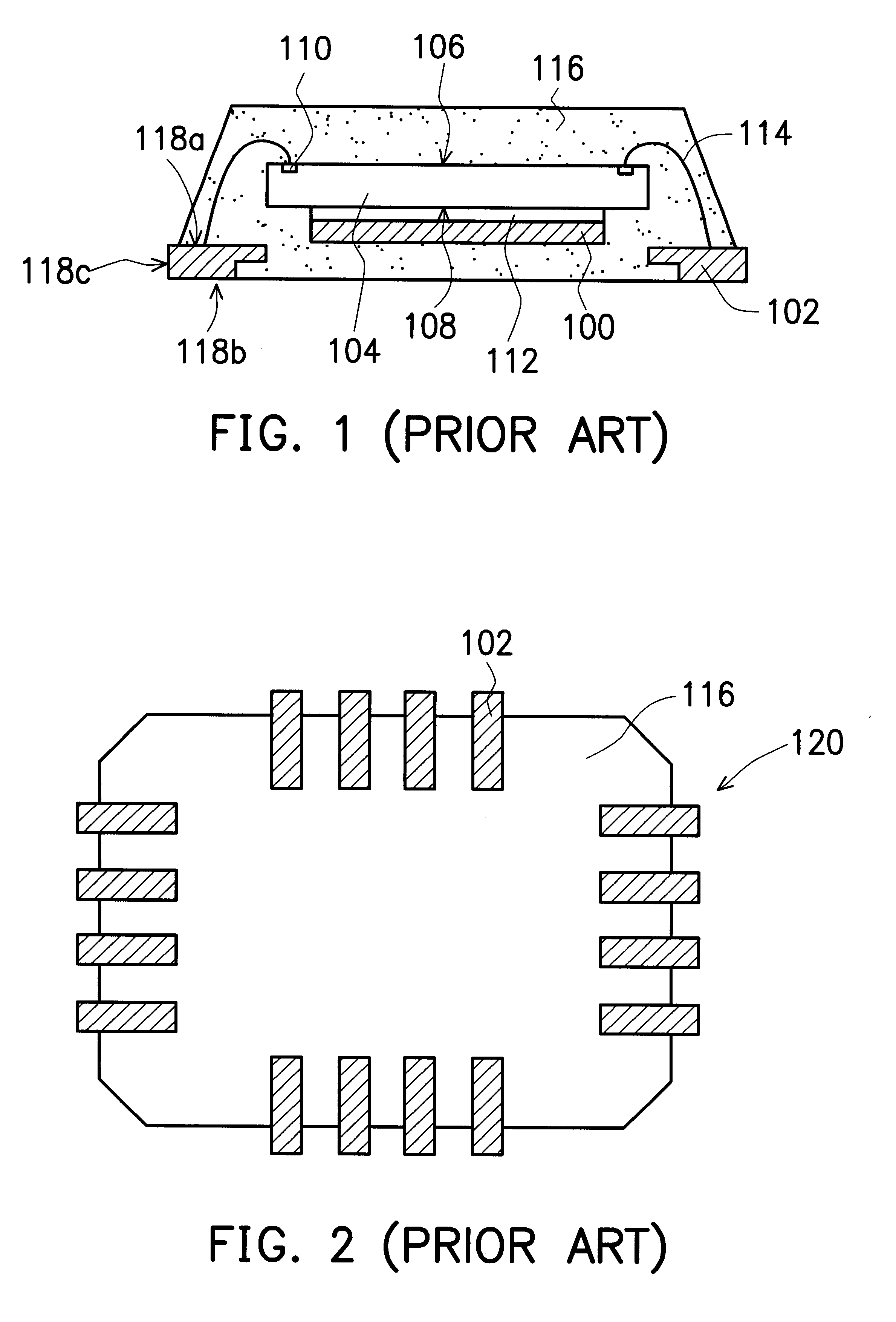 Universal lead frame type of quad flat non-lead package of semiconductor