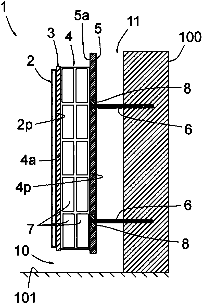 Heating apparatus including electrical energy storage batteries
