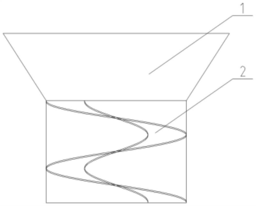 In-furnace rotational flow fly ash reburning device