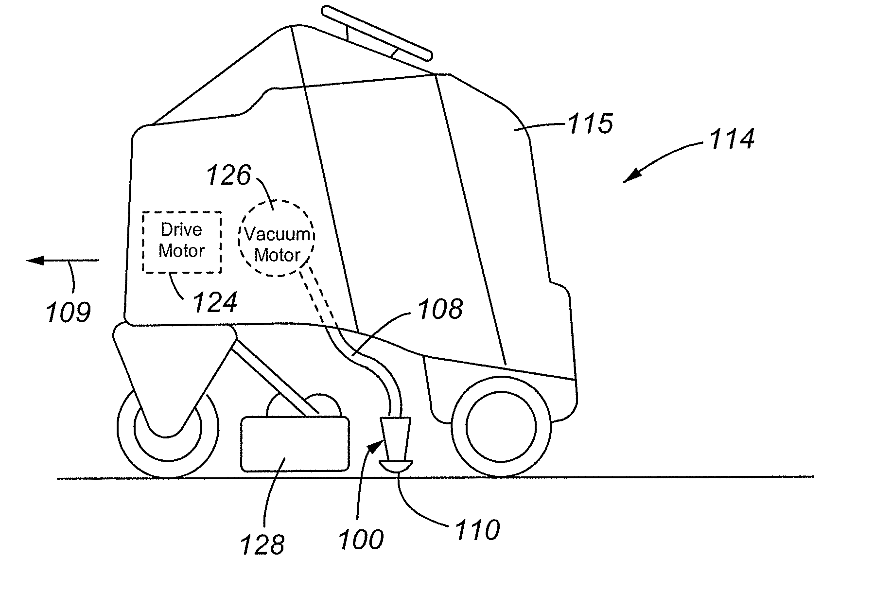 Flexible pickup lips for use with fixed vacuum shoes on self-contained and propelled carpet cleaning equipment