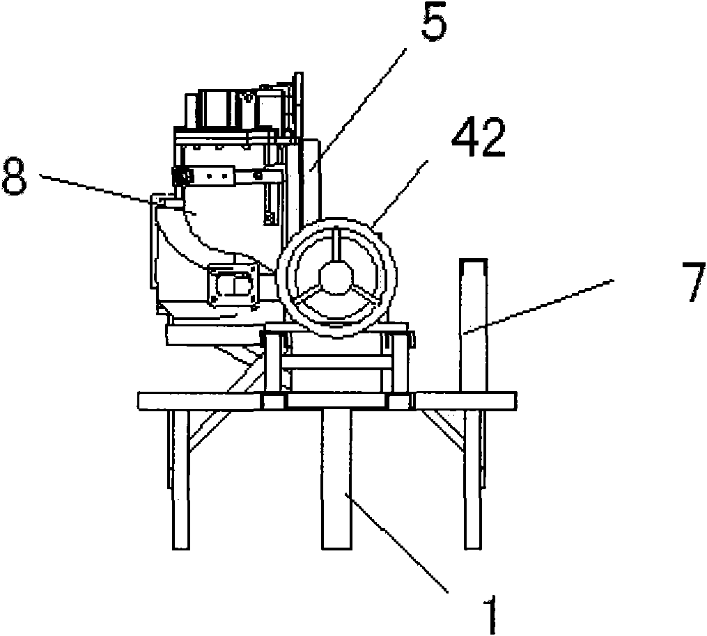 Workpiece turning-over assembly stand