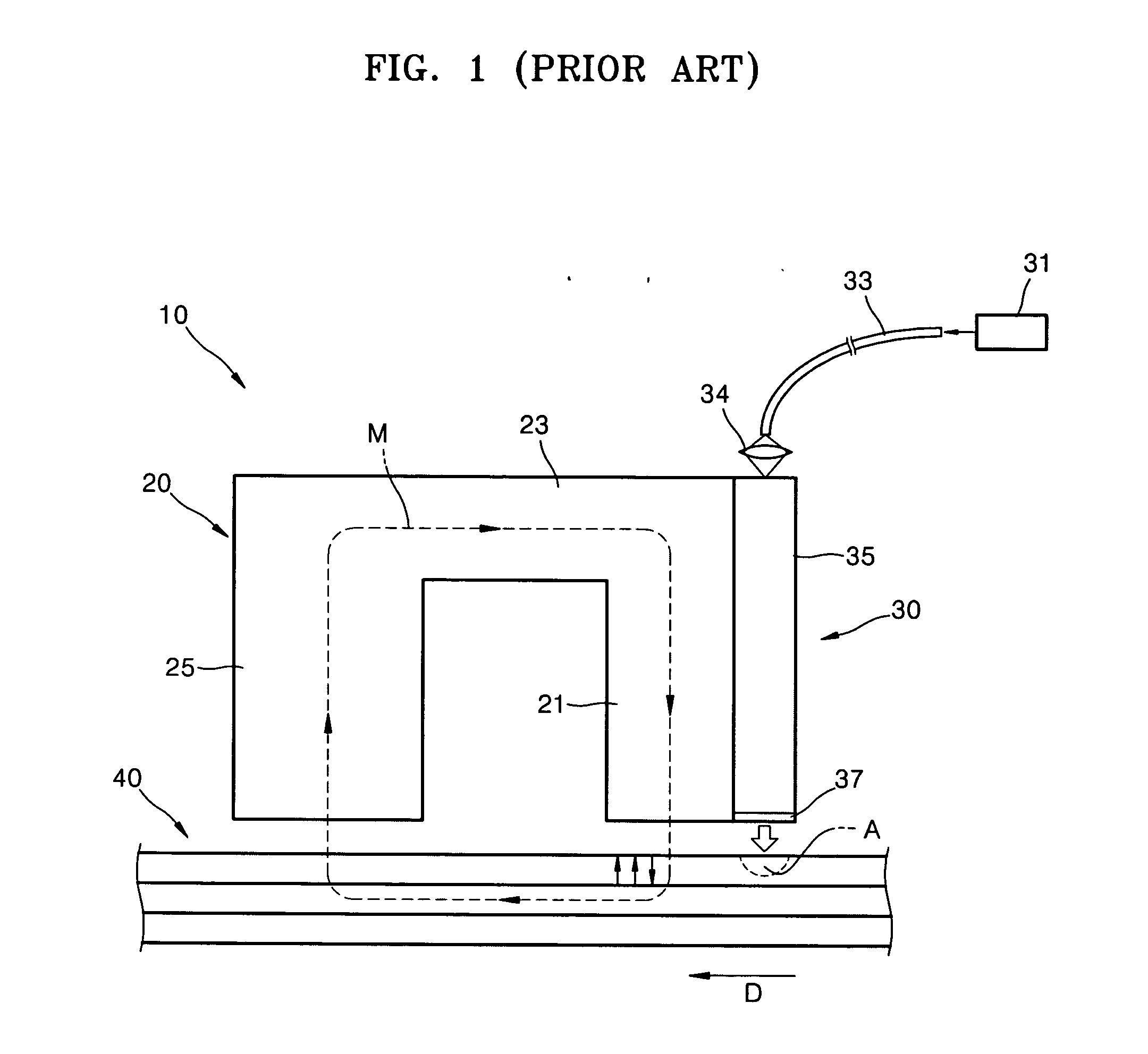 Light delivery module and heat-assisted magnet recording head employing the same