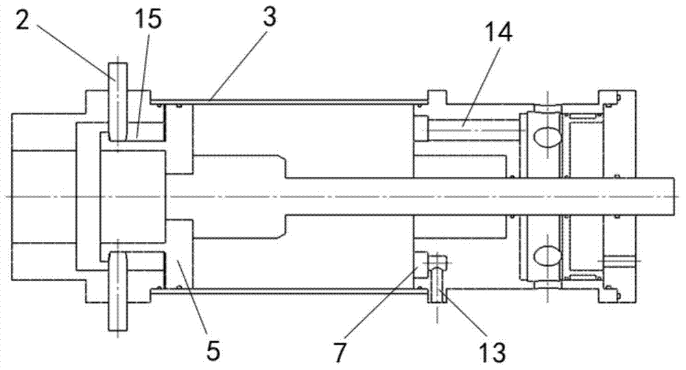 High-speed cylinder with buffer device