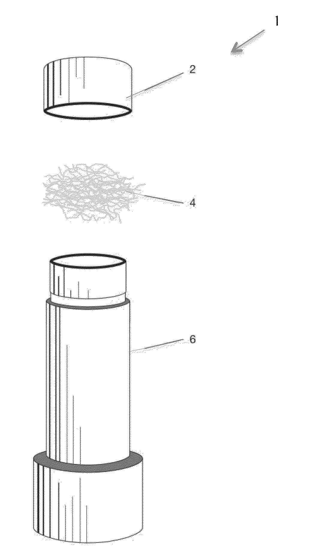 Composition, device, and method for biological air sampling