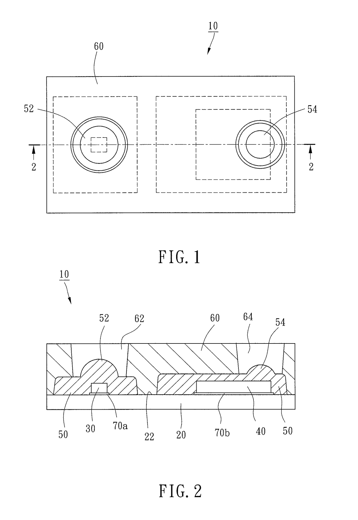 Package structure of optical module