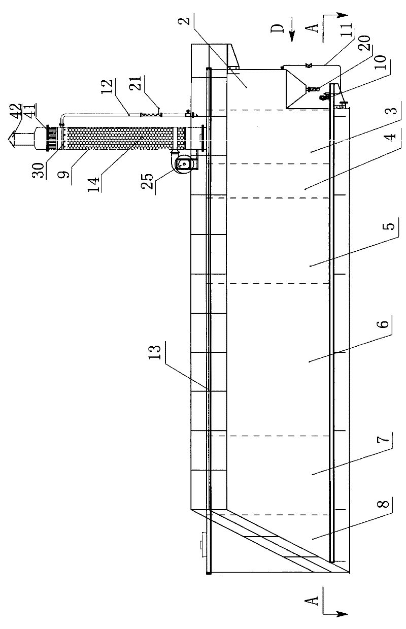 Device and method for integrally processing garbage percolate