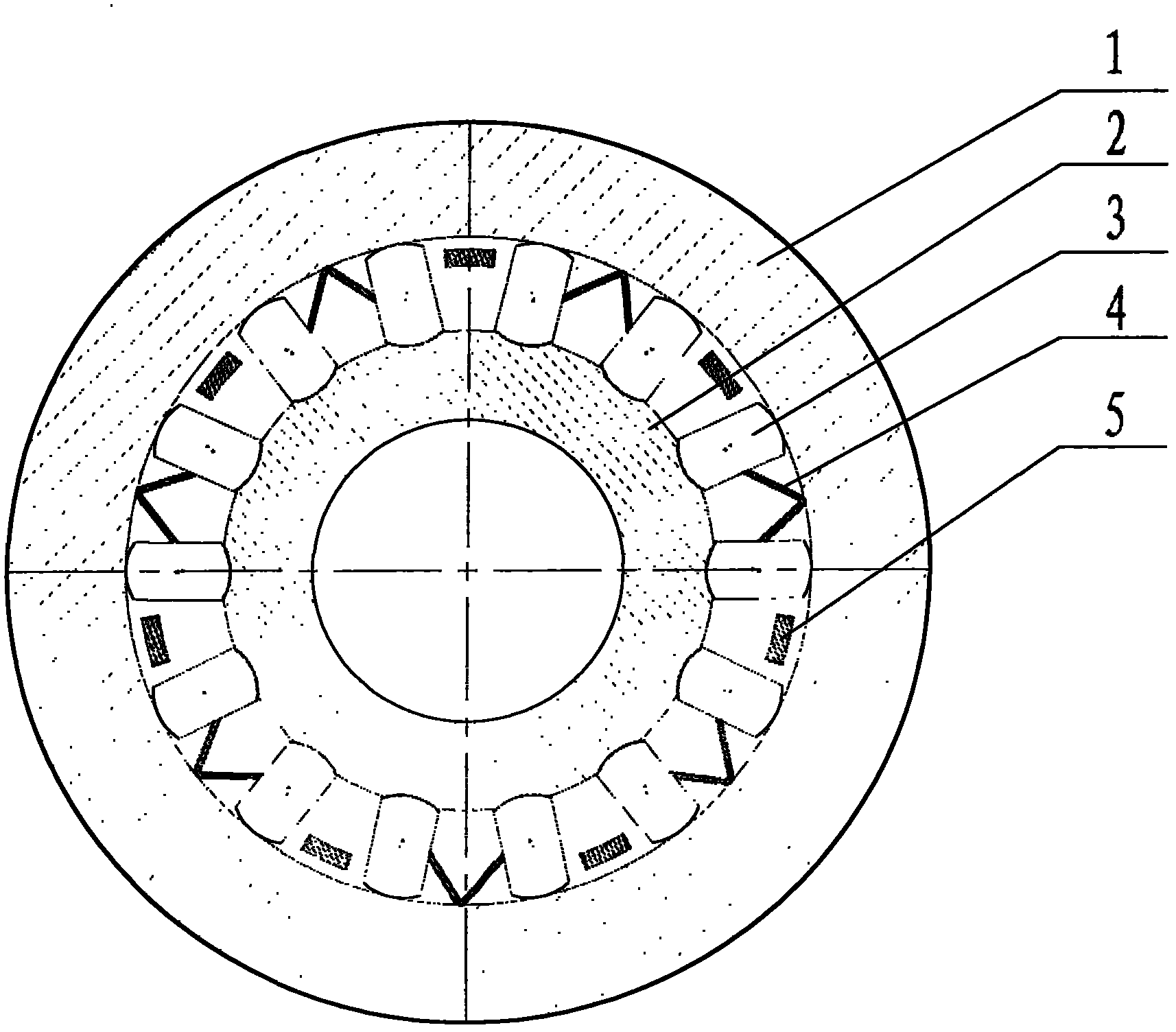 Reversible wedge-type overrunning clutch with grooves in inner ring