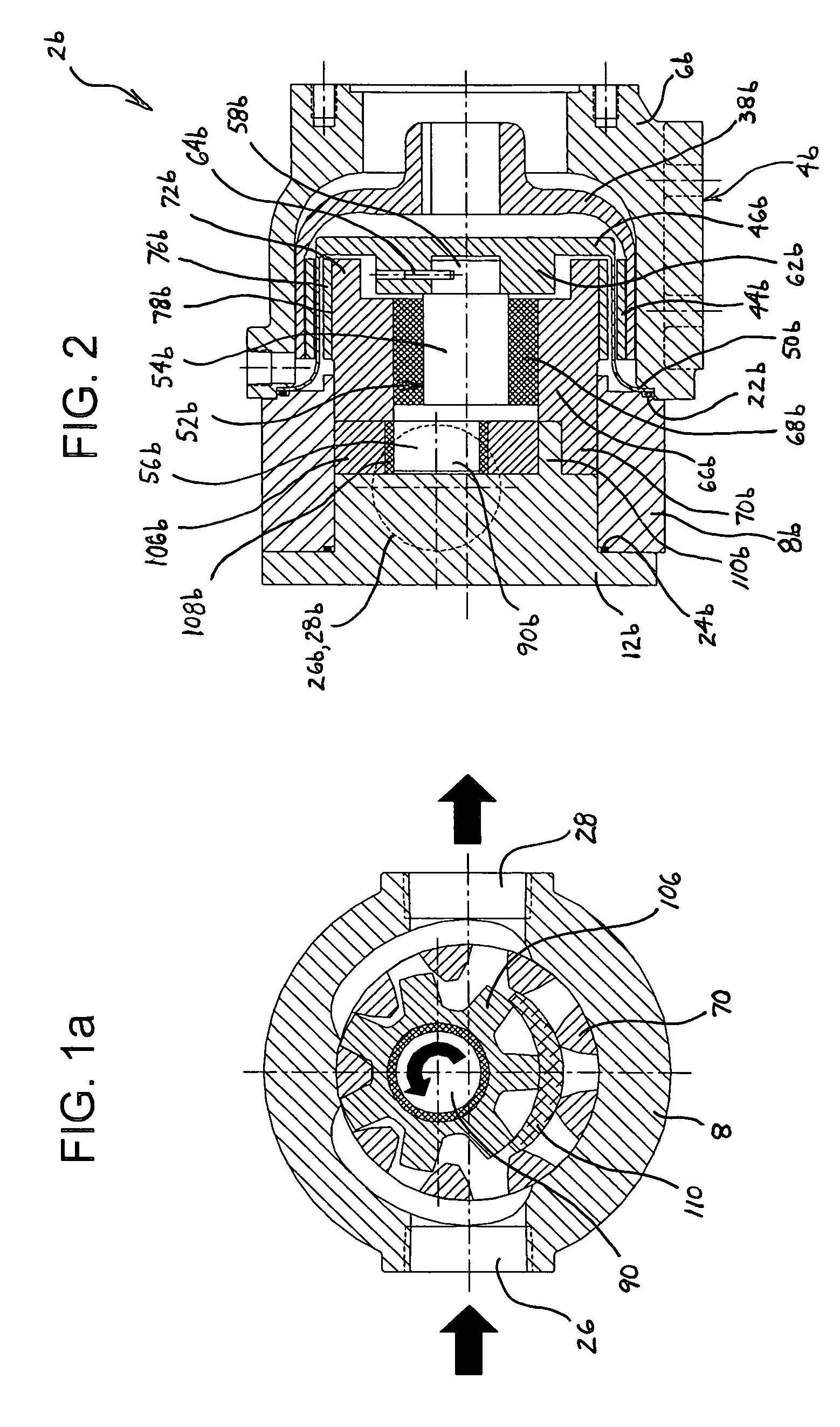 Magnetically driven gear pump