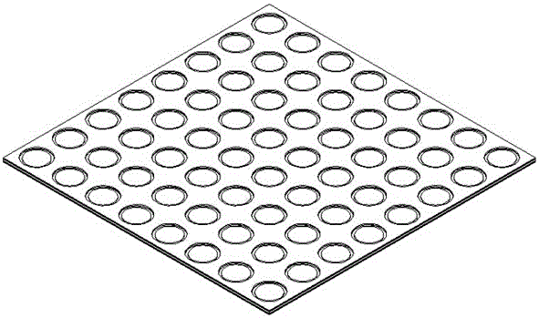 Composite damping plate made of low-frequency damping metamaterial