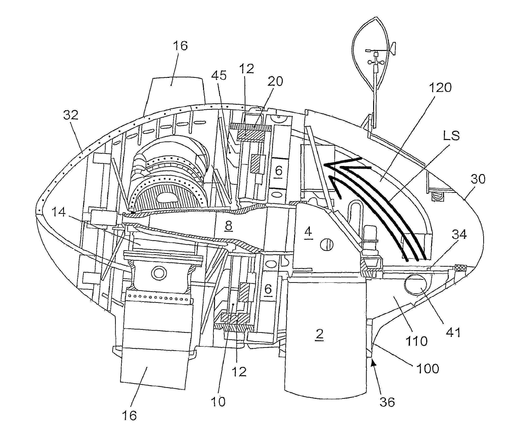 Wind turbine comprising a generator cooling system