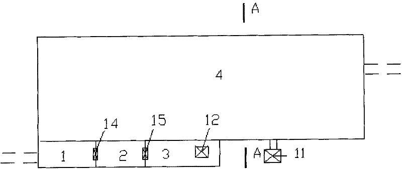 Oligodynamic sewage treatment system and method