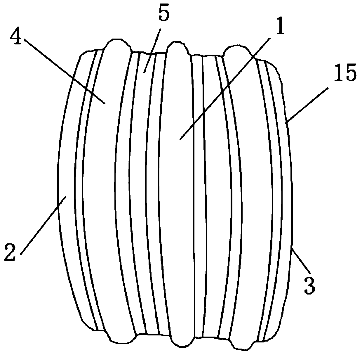 Preparation method of connecting head for spiral plastic corrugated pipe ultradeep embedding