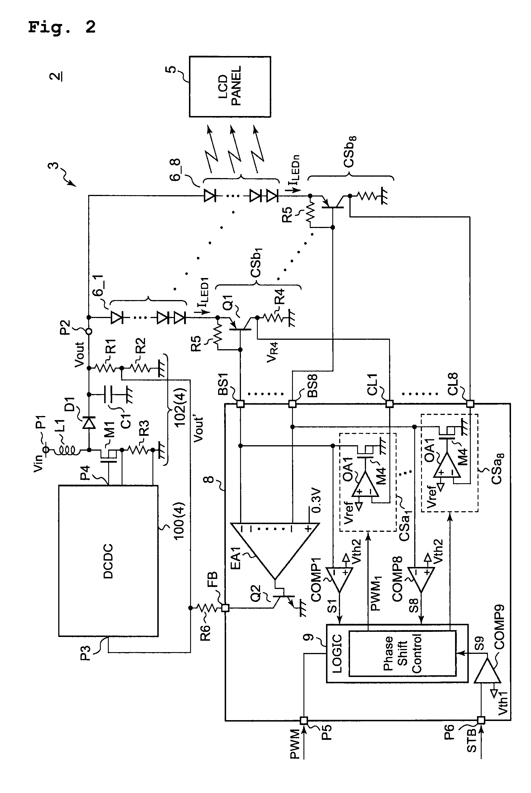 Current drive circuit for light emitting diode