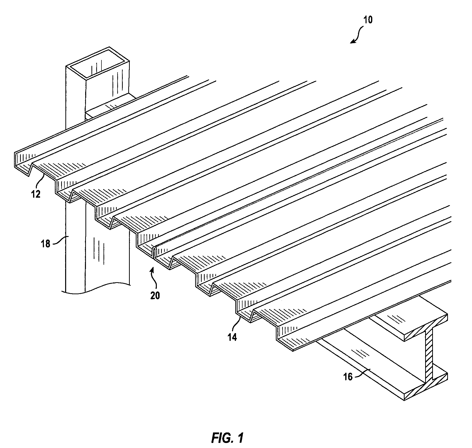 Tool and method for joining sidelapped joints of deck panels