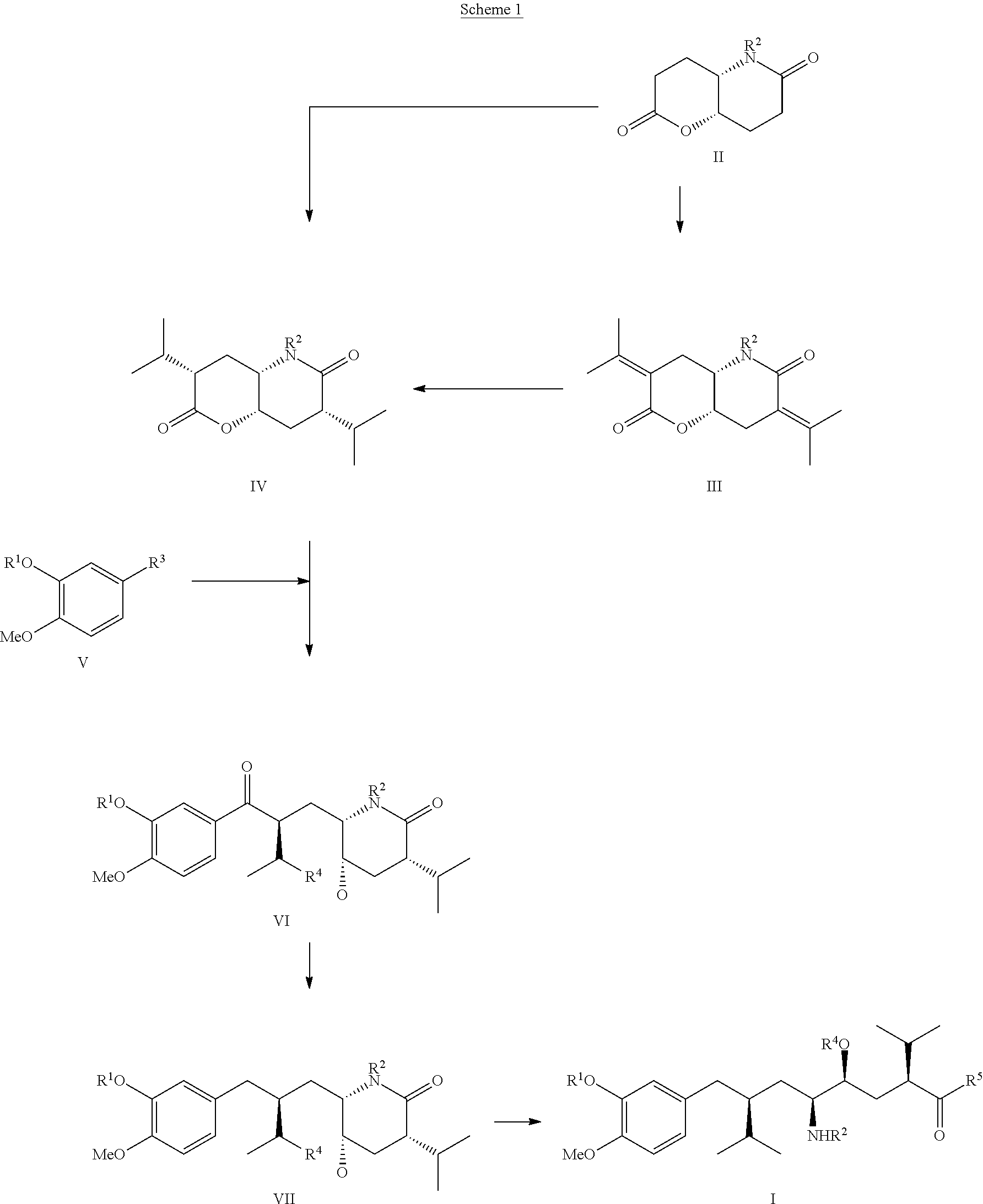 Process for the manufacture of enantiomerically pure aryloctanoic acids as aliskiren