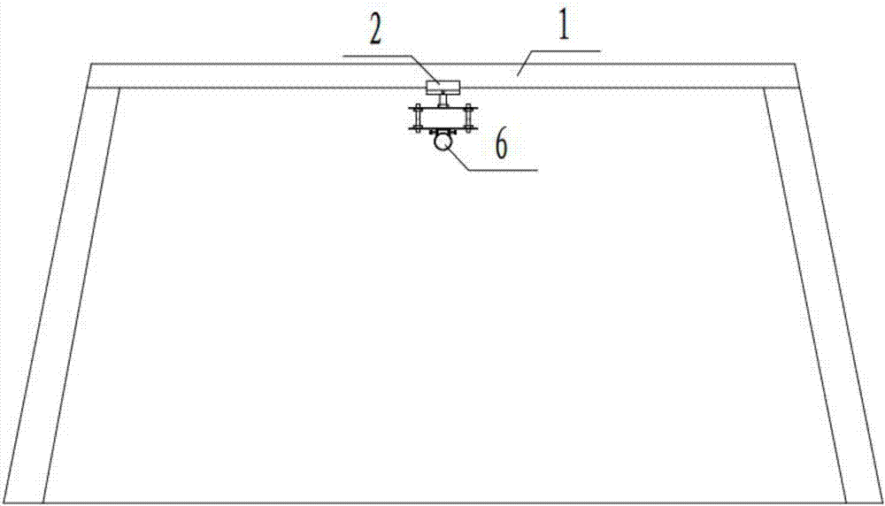 Vertical dual adjustment device of mining laser orientation instrument