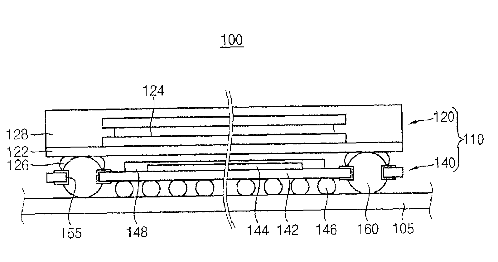 Multi-stacked package and method of manufacturing the same