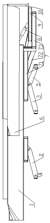 Bulk freight loading and unloading device and bulk freight loading and unloading method of vehicle-mounted liftable transport aircraft and application