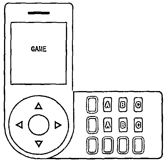 Method and device of implementing game mobile phone