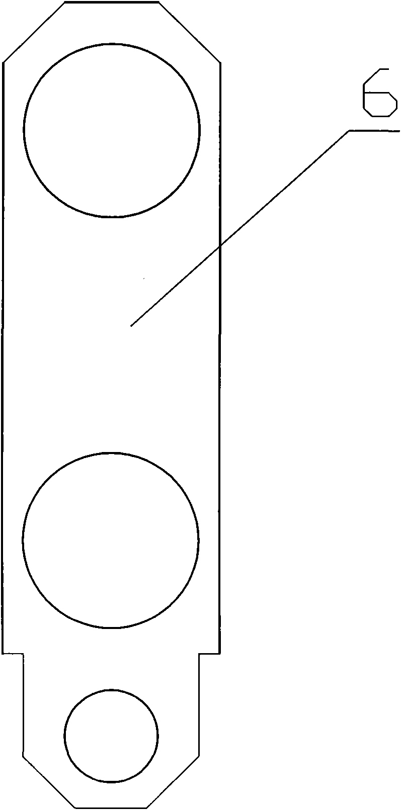 Deep hole processing tool structure