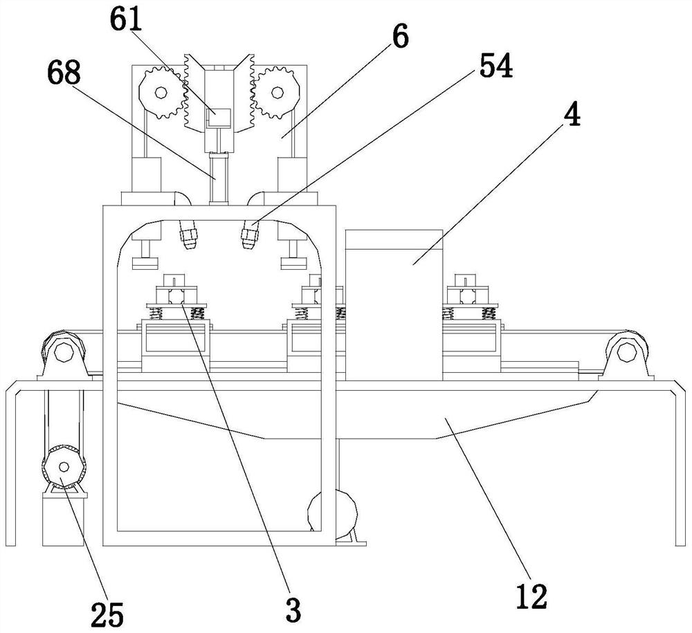 A degaussing device for automobile parts