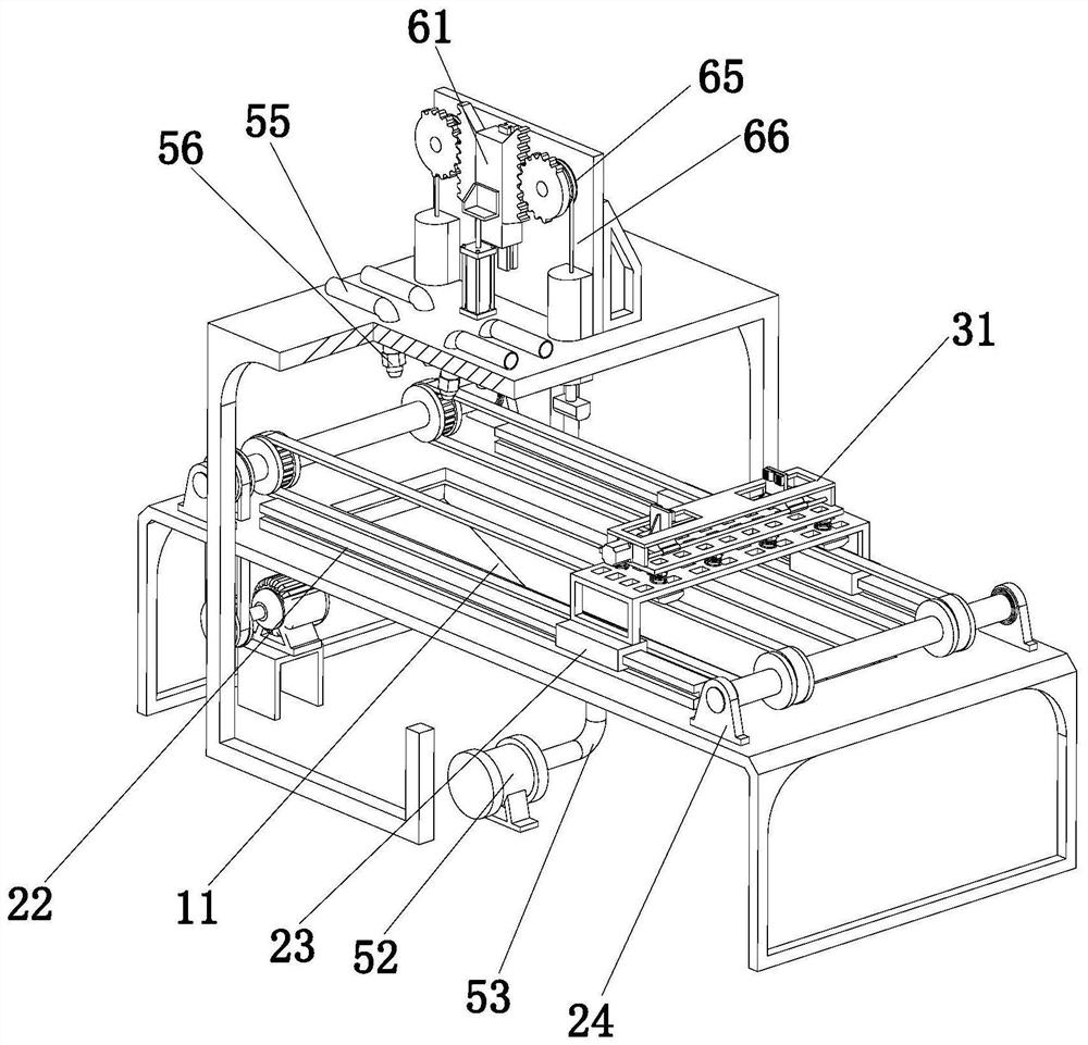 A degaussing device for automobile parts