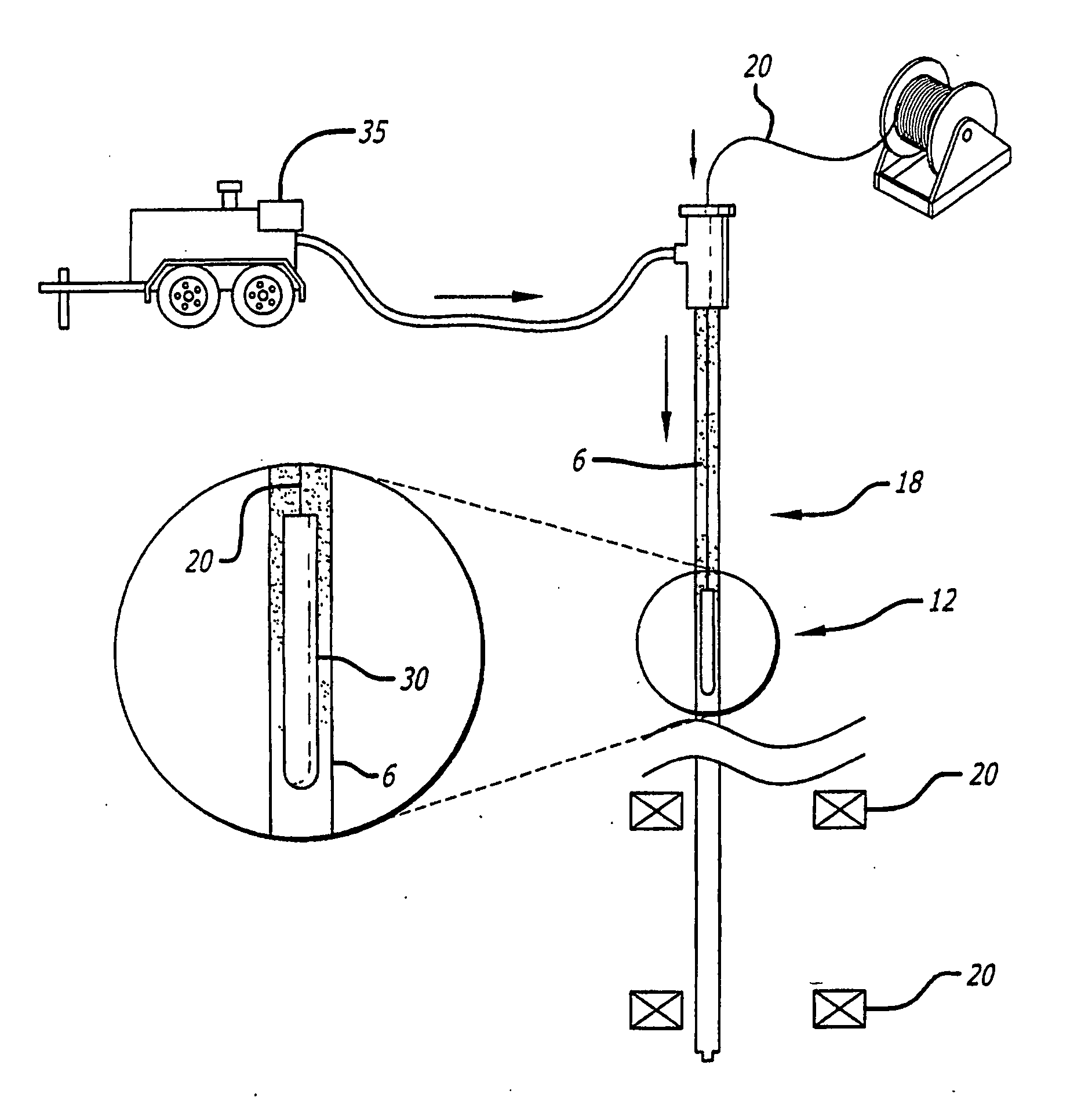 System and method for deploying an optical fiber in a well