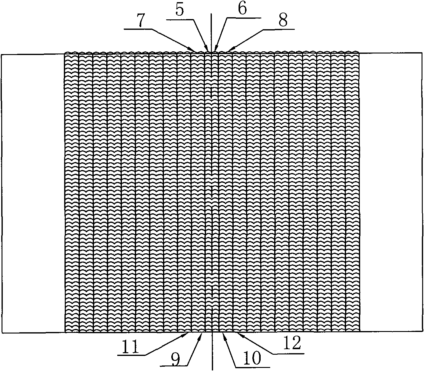 Method for manufacturing test piece of hgdrogen induced cracking (HIC) and sulfide stress cracking (SSC) of welding material melting laid metal