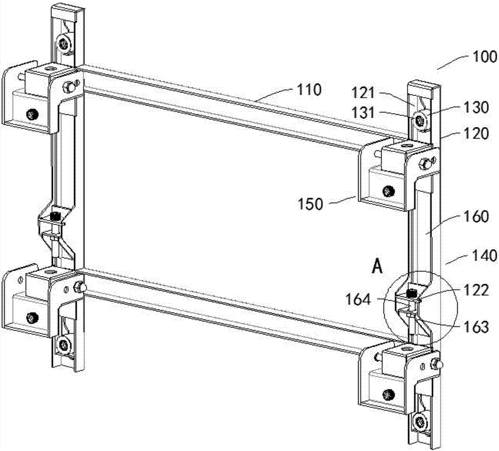 Adjustable display mounting support
