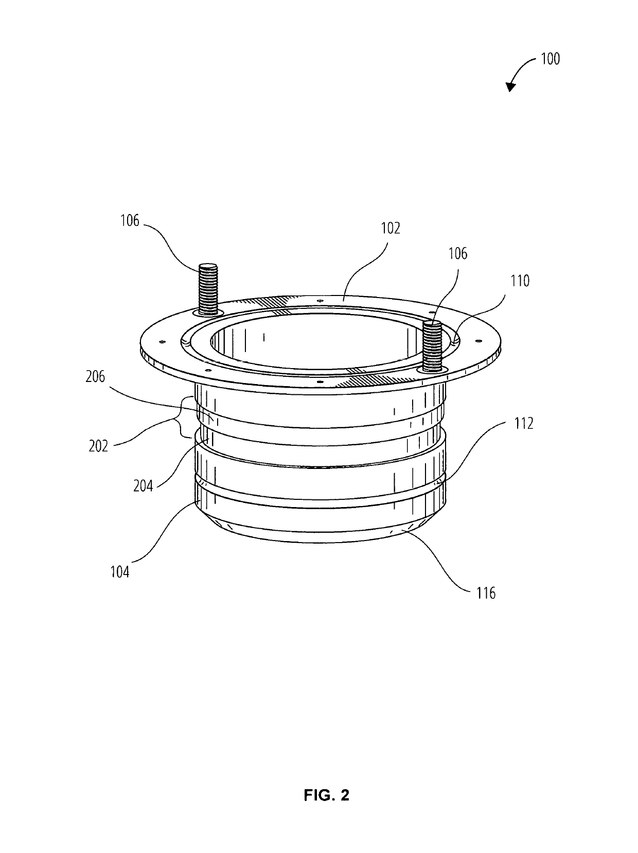 Toilet flange that can be rotated during insertion having a gripping ring and a durable safety seal