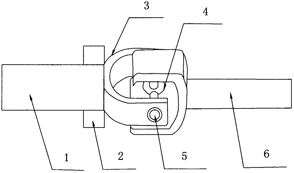 Cardan joint capable of being assembled and disassembled rapidly