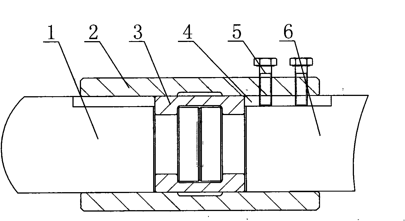 Shaft coupling device in pump body