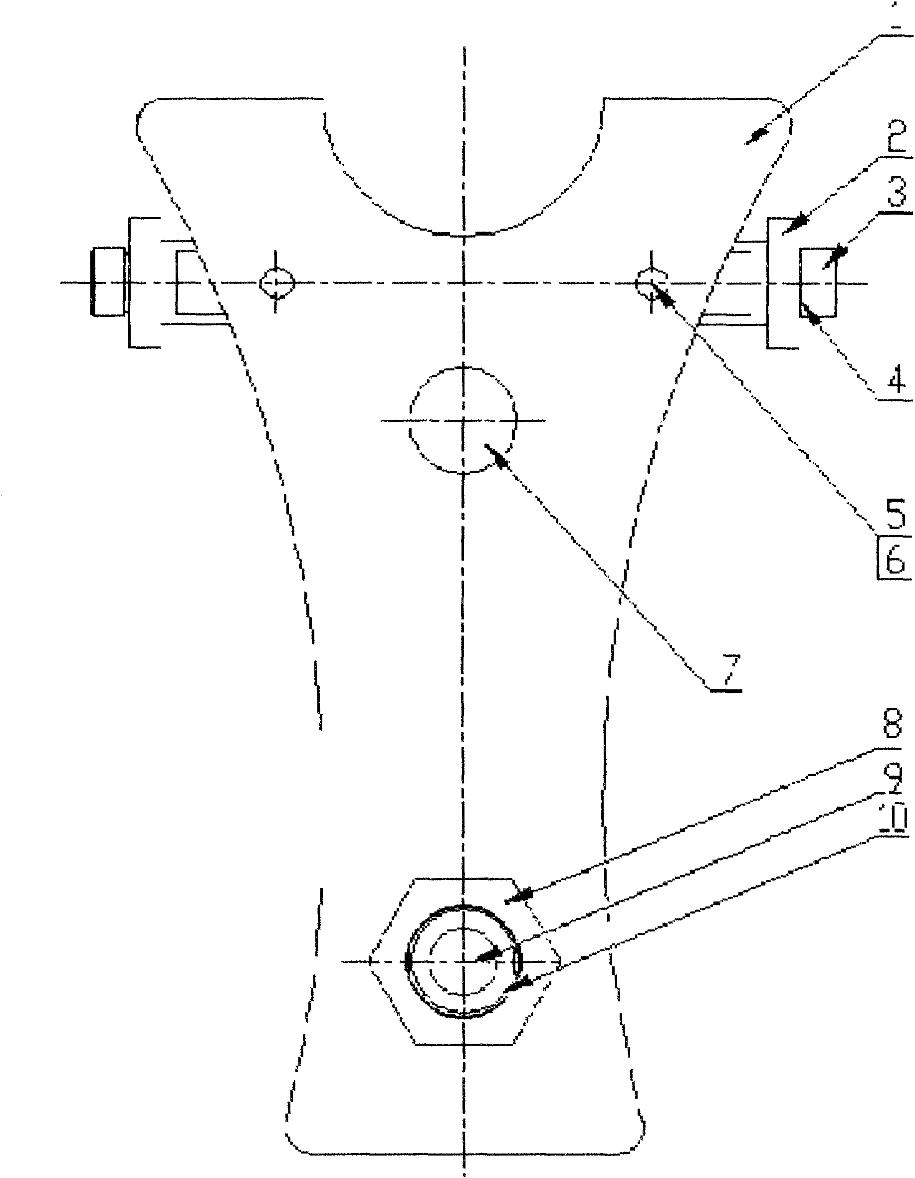 Accurate adjusting frame of high-speed railway ballastless track plate