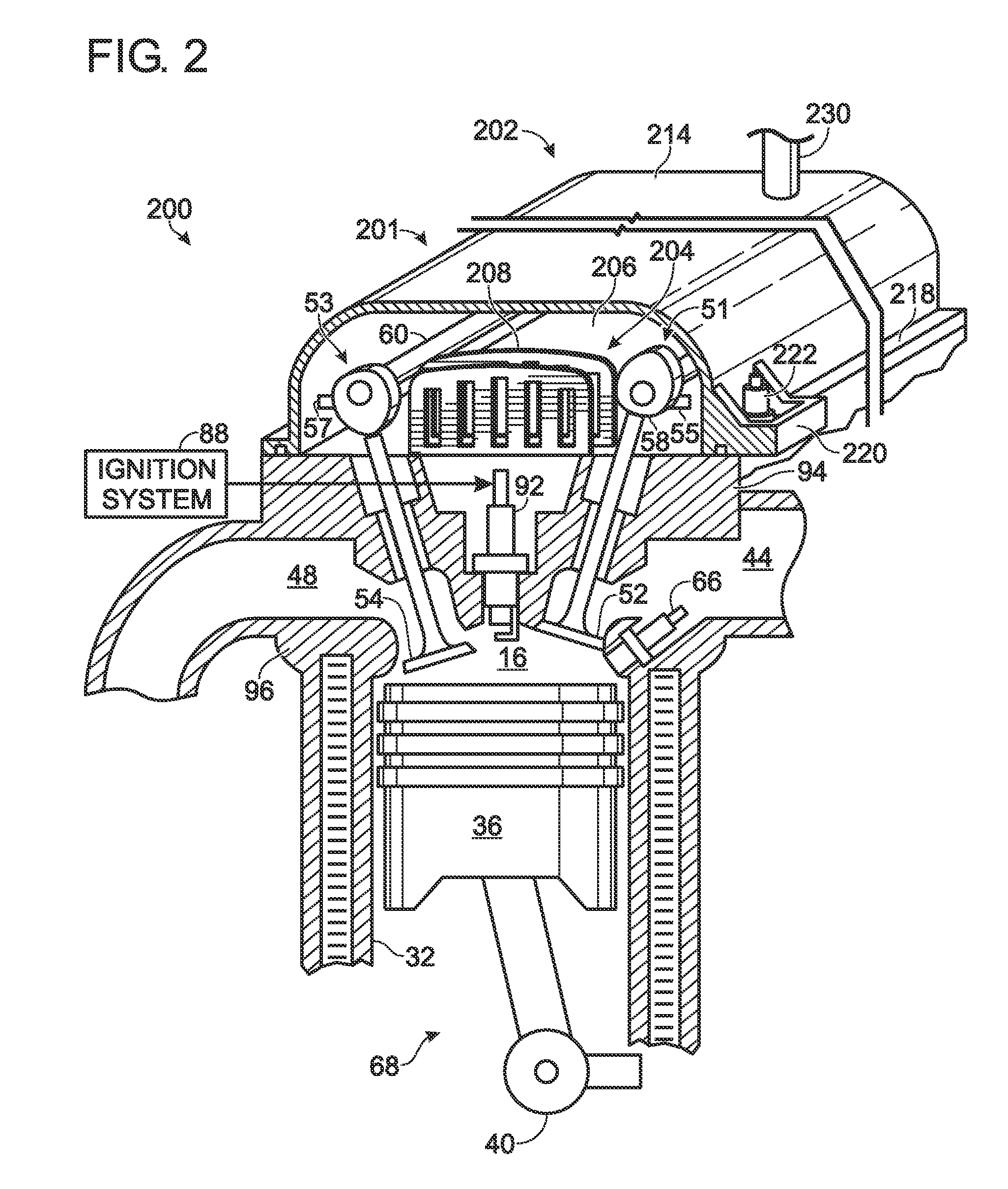 Camcover oil separator