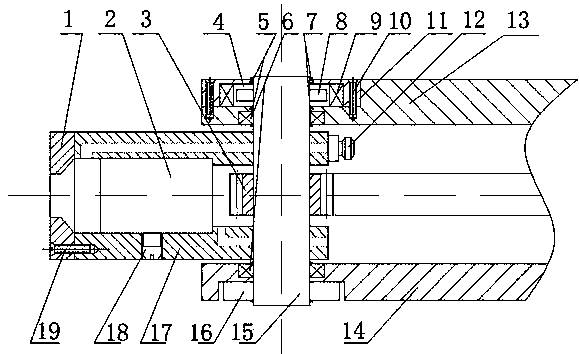 Ultrasonic automatic flaw detection arm for high-curvature composites