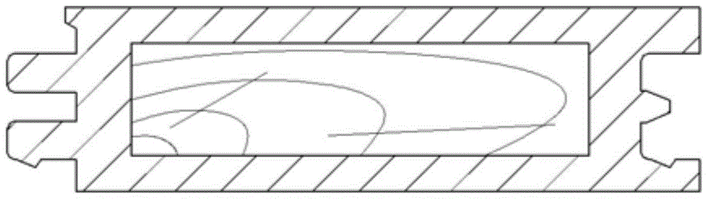 Wood-plastic composite floor and manufacturing method thereof