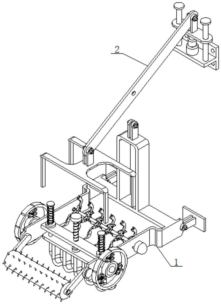 Multi-process soil turning device for agricultural machinery